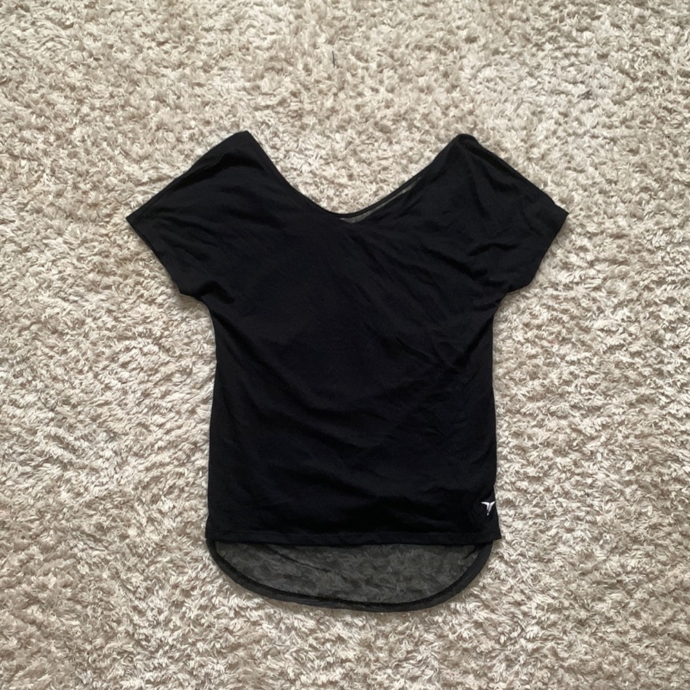 OLD NAVY ACTIVE BLACK T-SHIRT